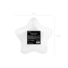 Paper Plates star, Silver, 23cm (1pkt / 6pc)