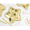 Paper Plates Star, Gold, 23cm (1 pkt / 6 pc.)