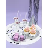 Round Plates, Silver, 23cm (1pkt / 6pc)