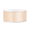 Satin Ribbon, Cream, 25mm (Sold Per Metre)