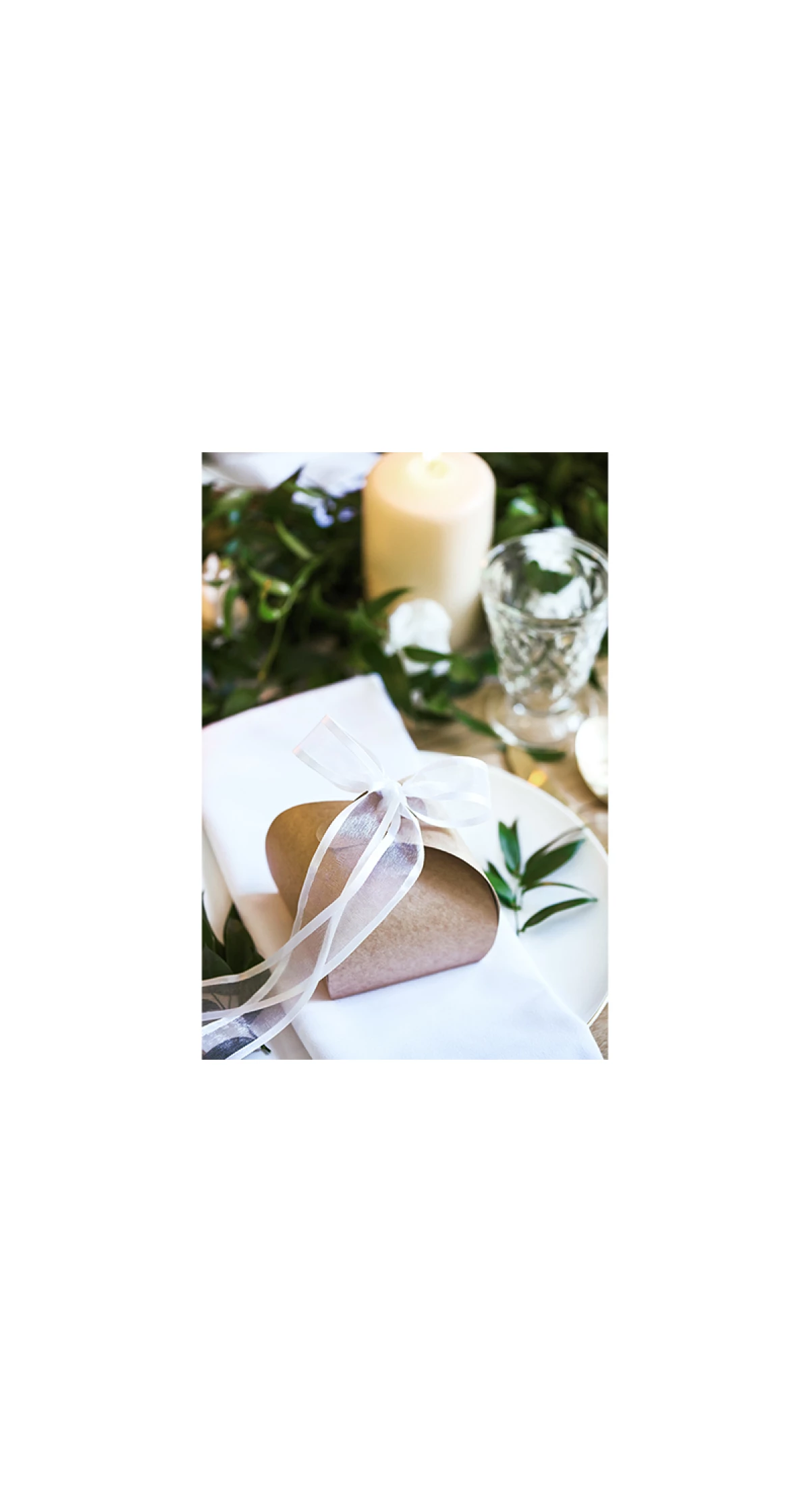 Chiffon Ribbon, White, 25mm (Sold Per Metre)