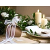 Chiffon Ribbon, White, 25mm (Sold Per Metre)