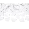 Confetti Cannon With Hearts, White, 60cm