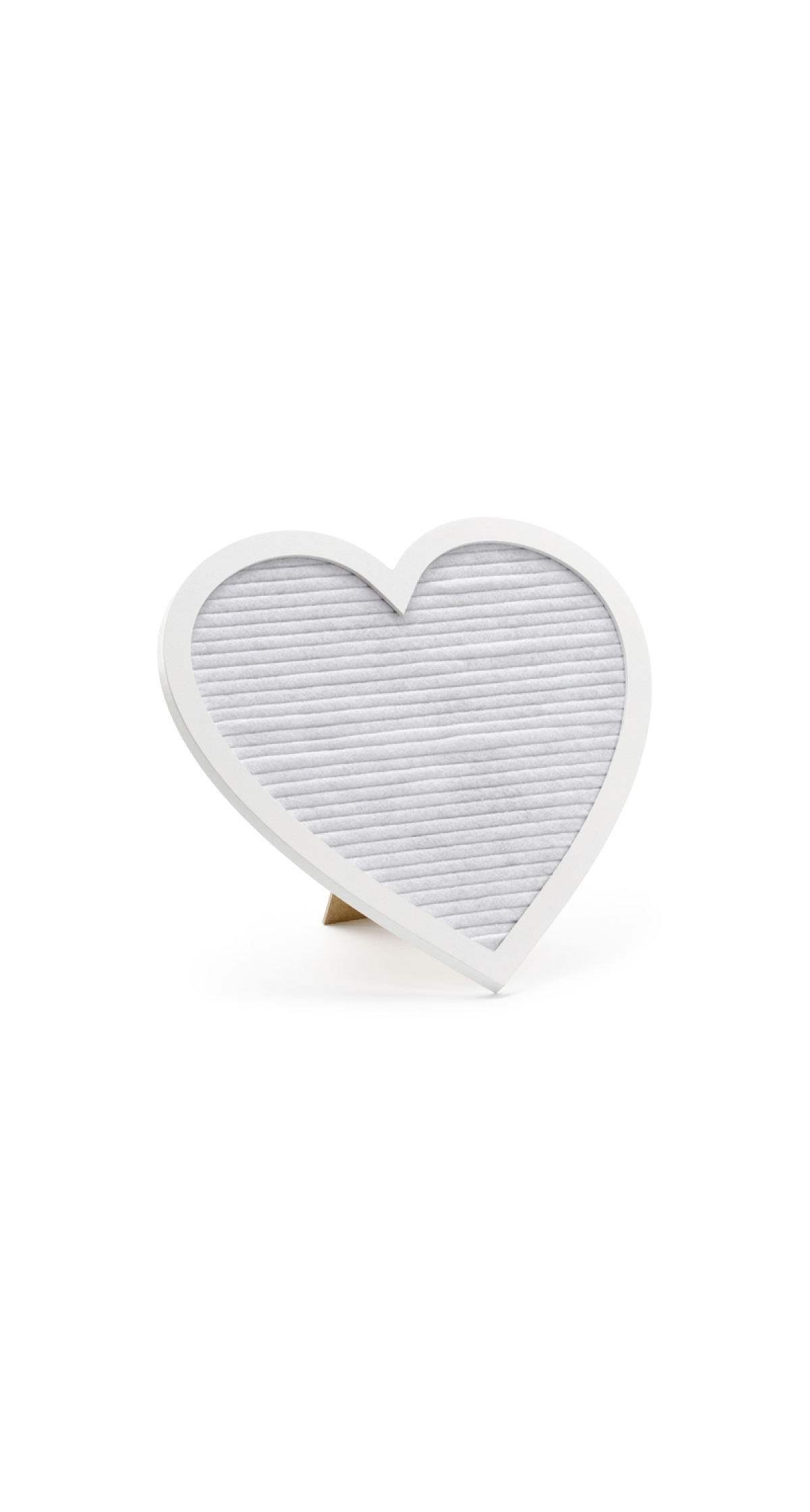Letter Board Heart, Mix, 31x29cm