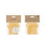 Organza Pouches, Gold, 10cm (1 pkt / 10 pc.)