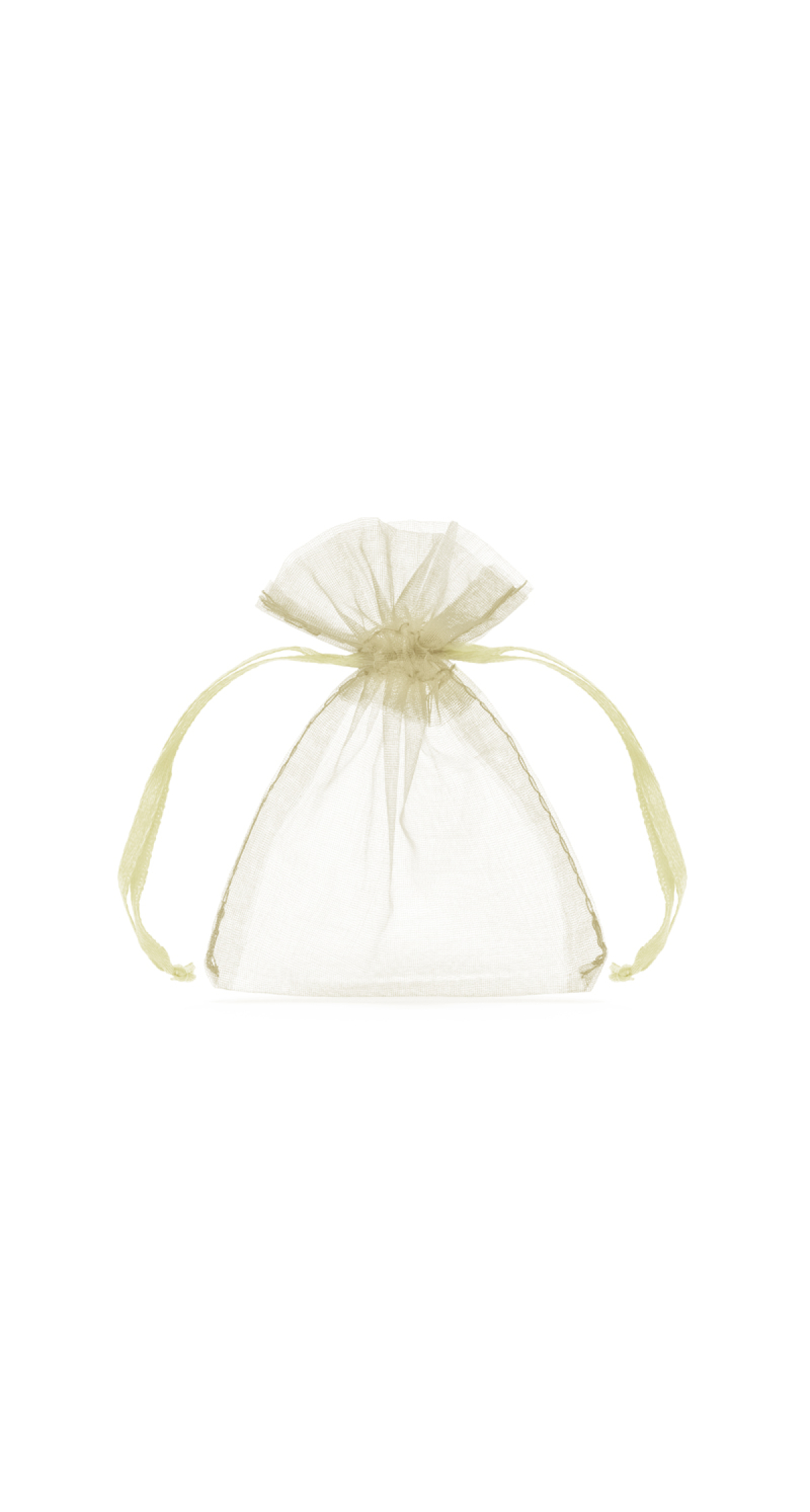 Organza Pouches, Cream, 10cm (1 pkt / 10 pc.)