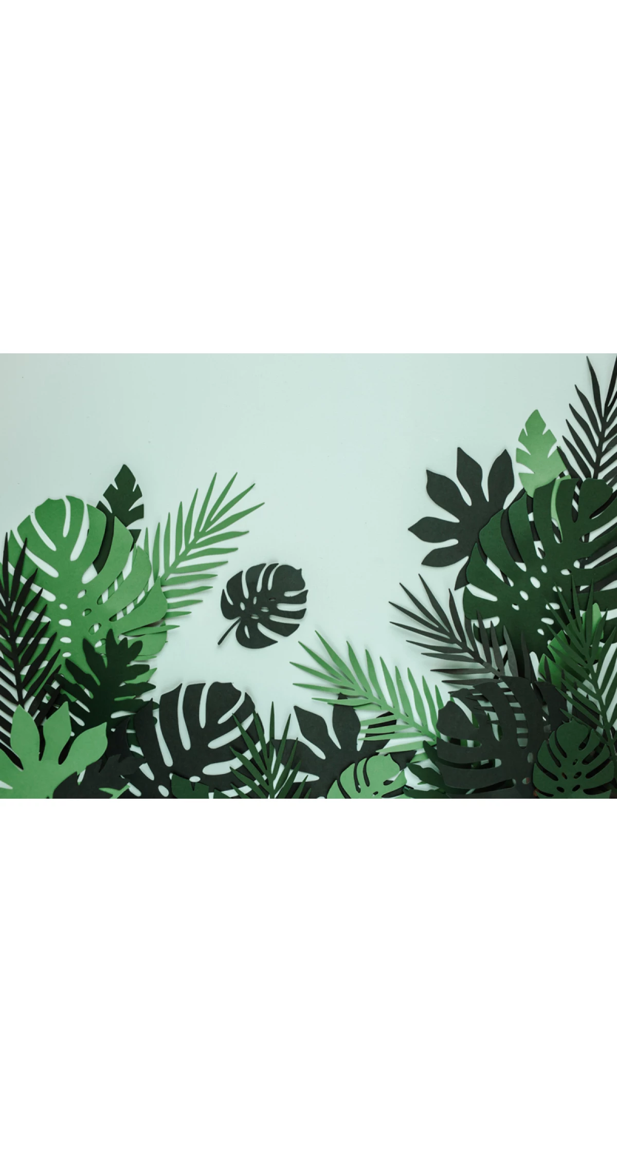 Decorations Aloha - Tropical Leaves, Mix (1pkt / 21pc)