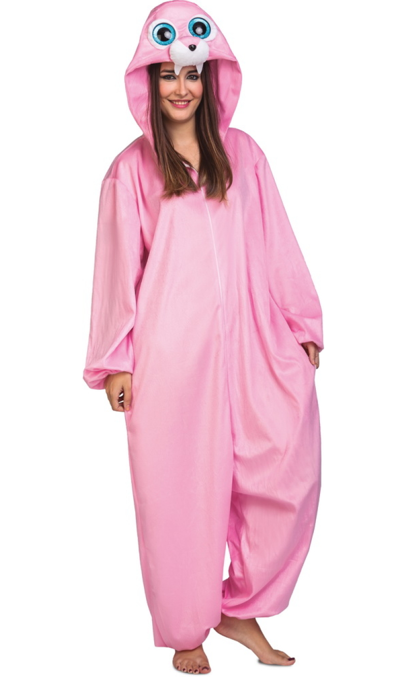 Cool Big Eyes Pink Walrus  - Age 10 to 12 Years