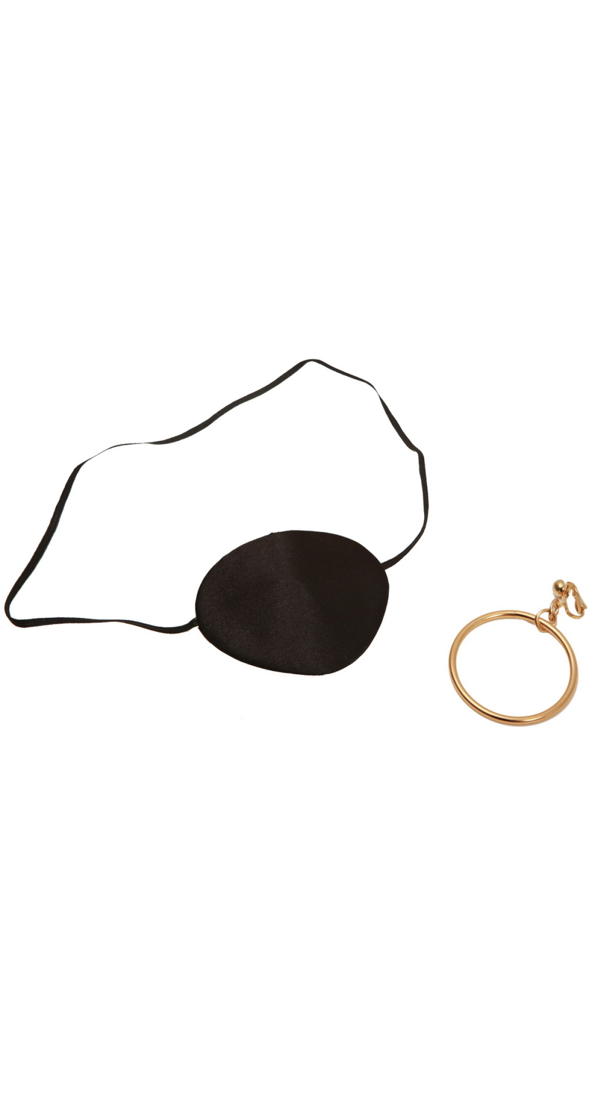 Pirate Eye Patch With Earring