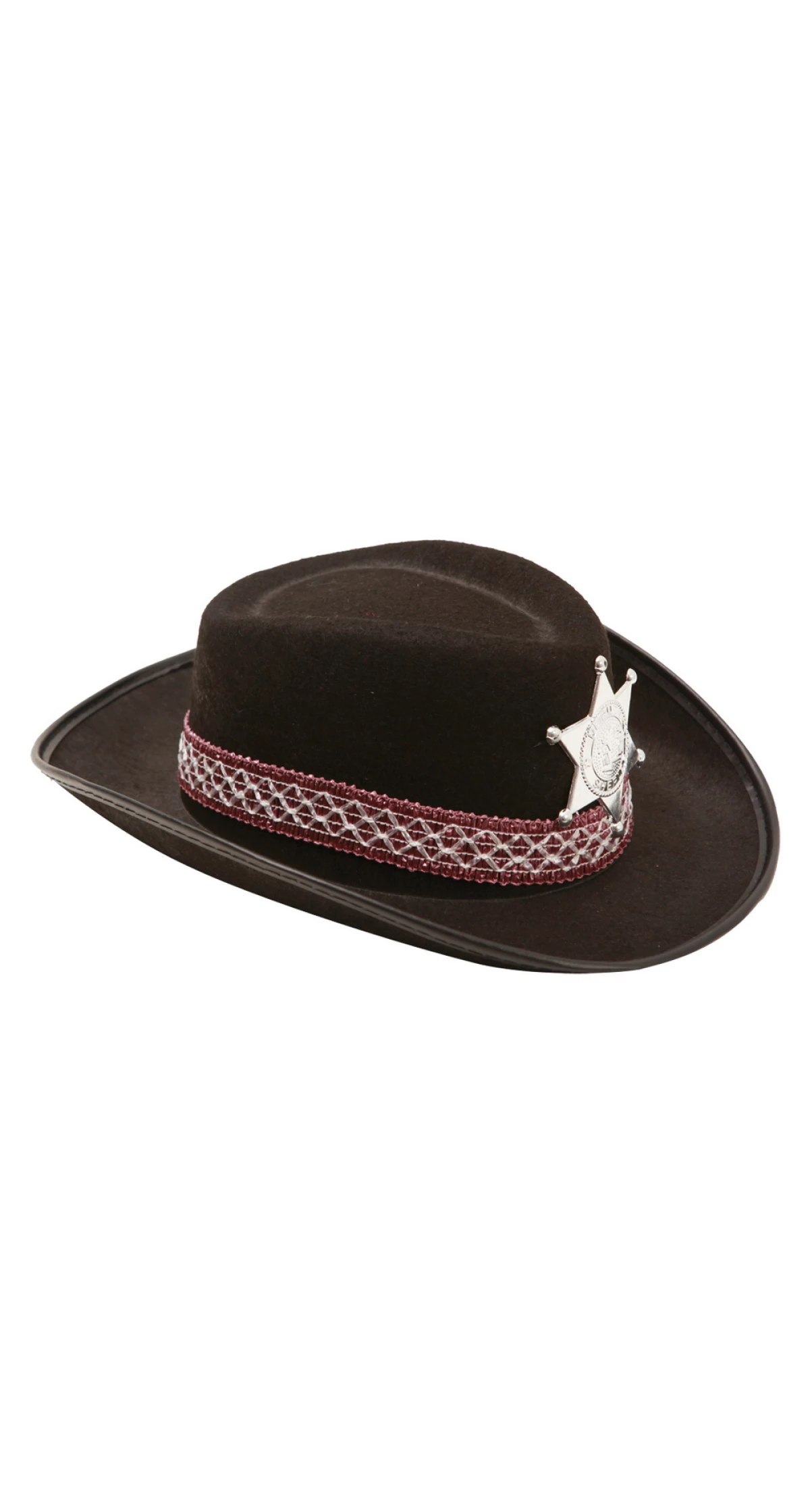 Black Cowboy Hat - 53cm