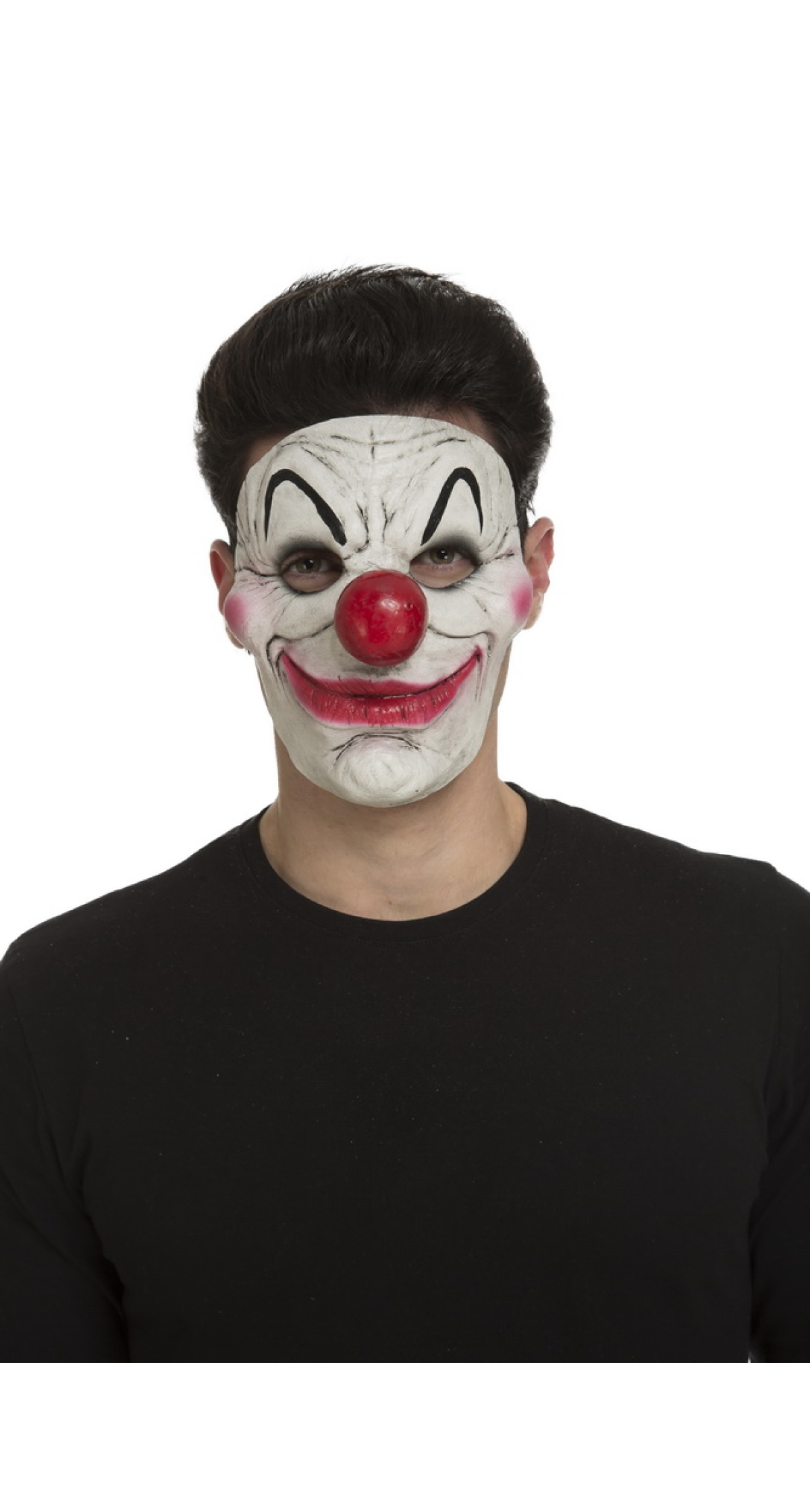 Scary Clown Latex Mask - Adult One Size