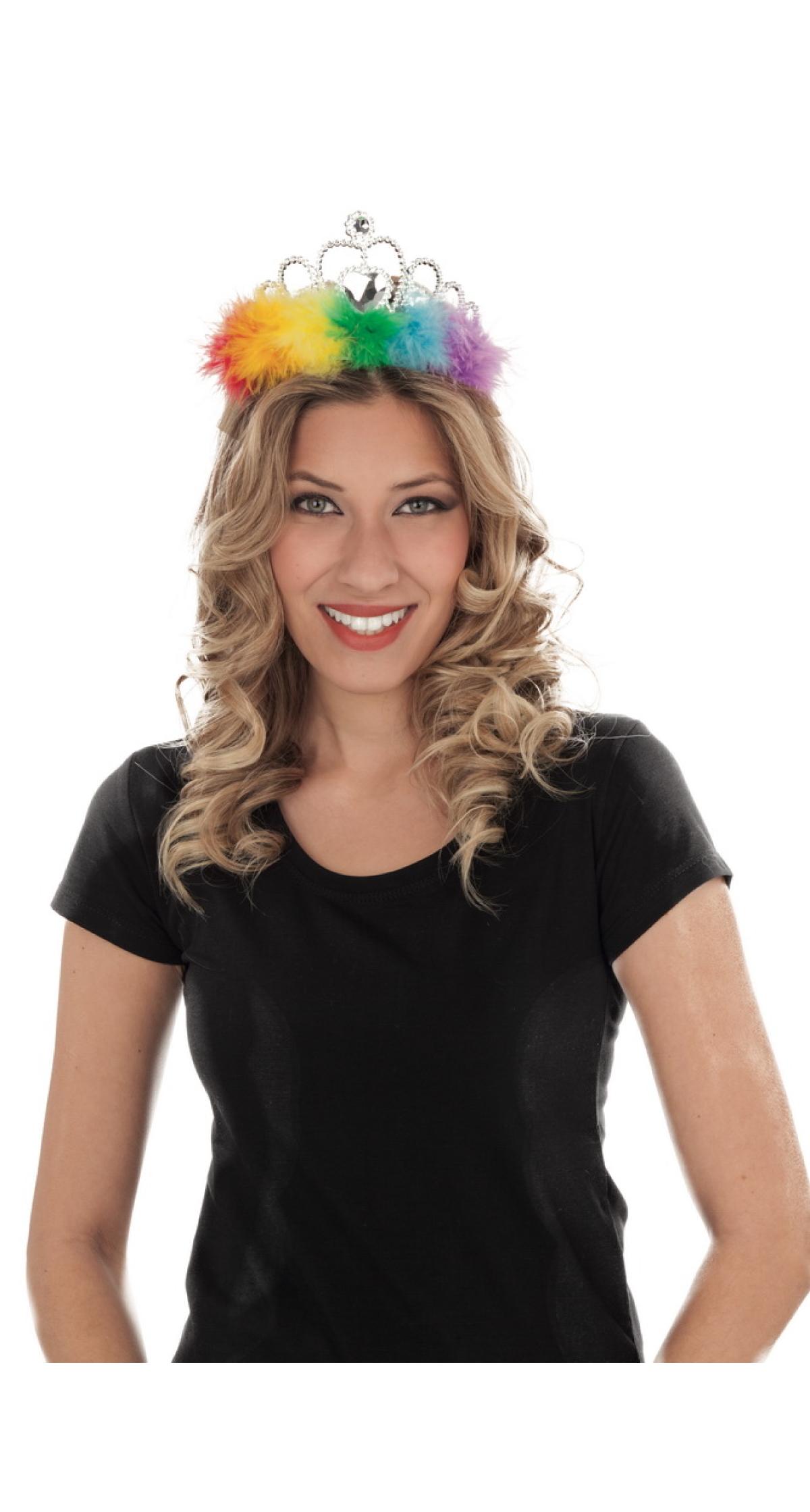 Rainbow Crown Headband - One Size
