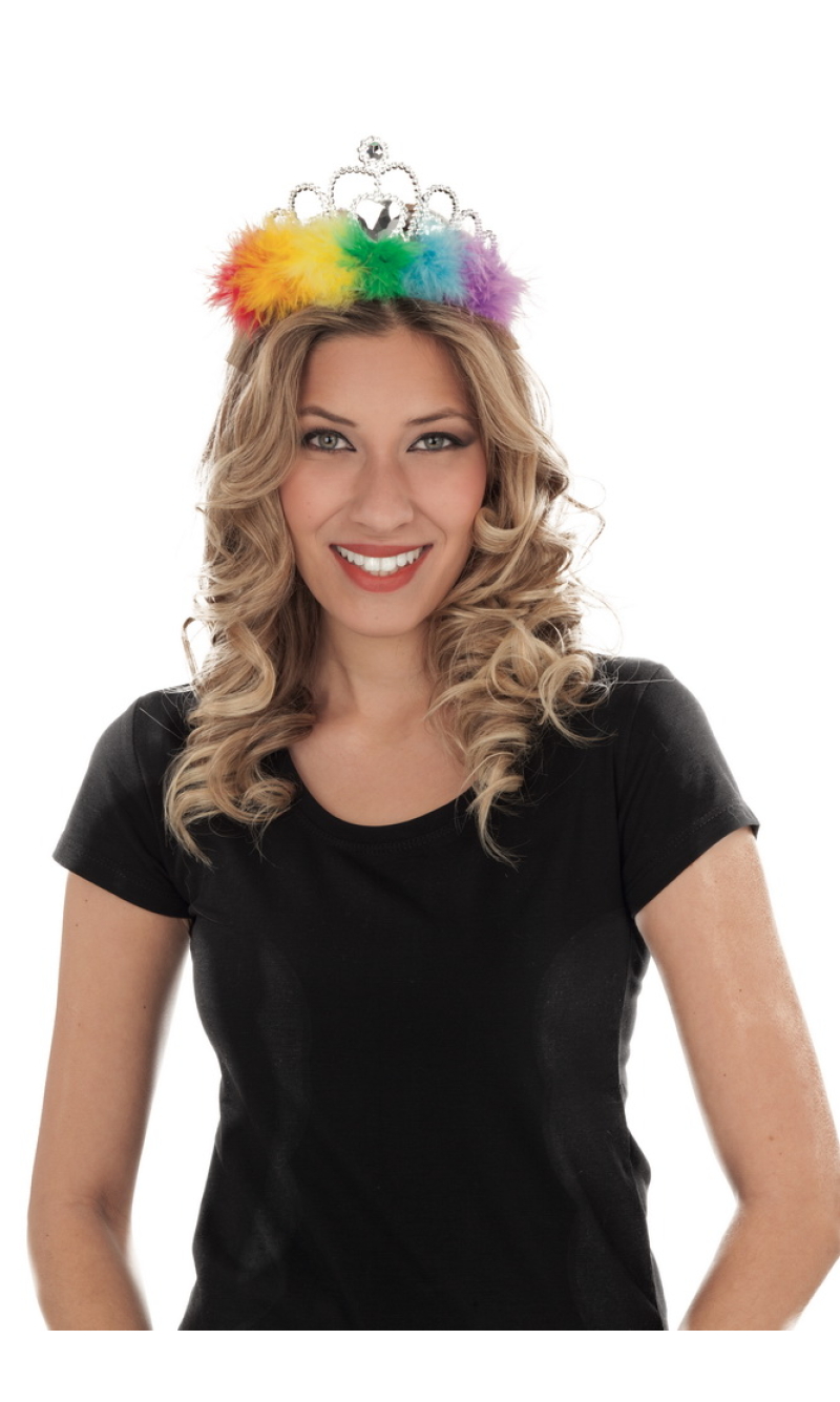 Rainbow Crown Headband - One Size