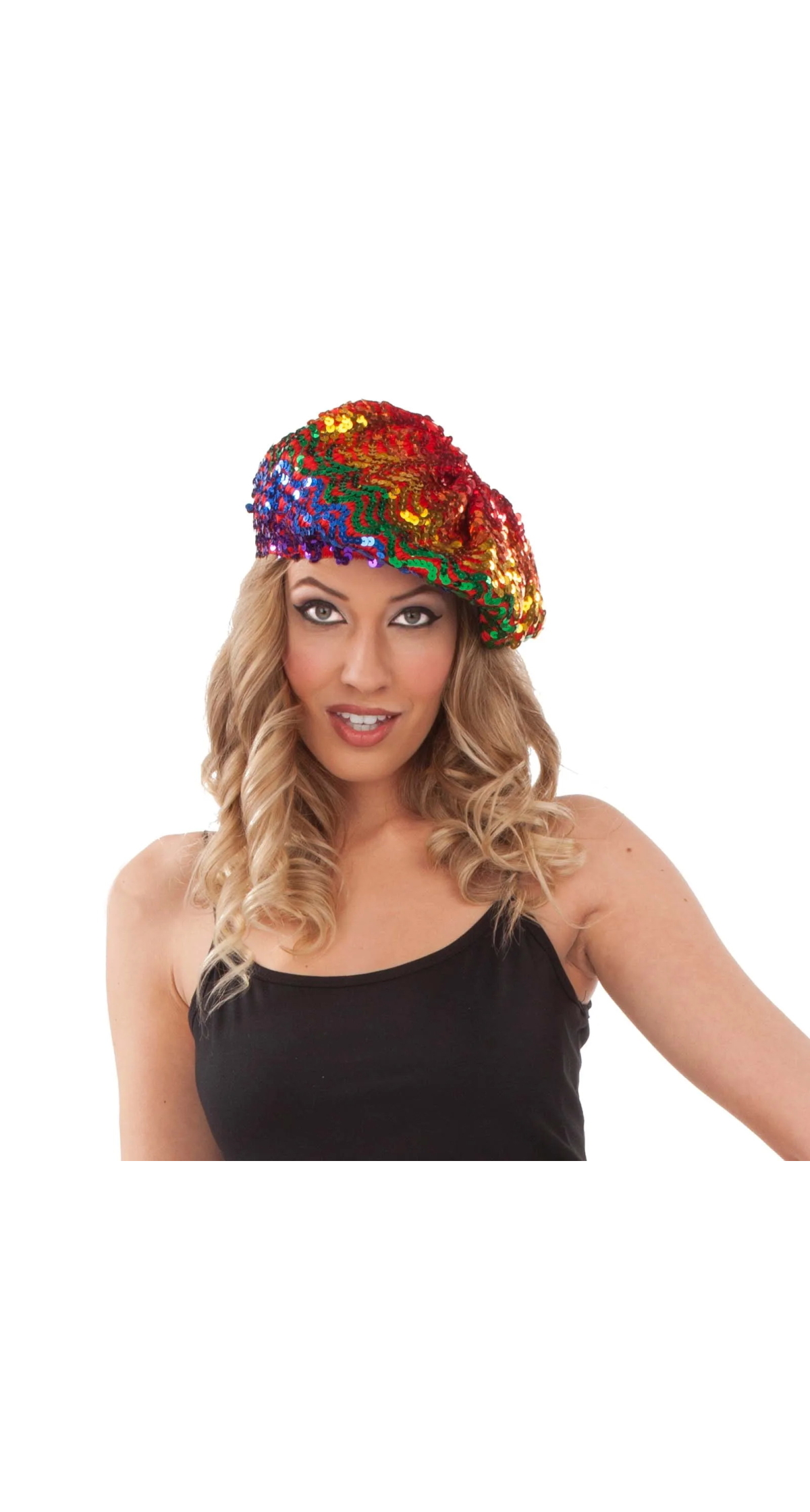 Rainbow French Beret - Adult One Size