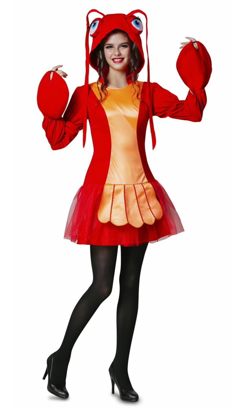 Lobster Lady Costume  - Adult Size Extra Large