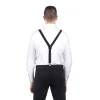 Black Sparkly Suspenders - One Size