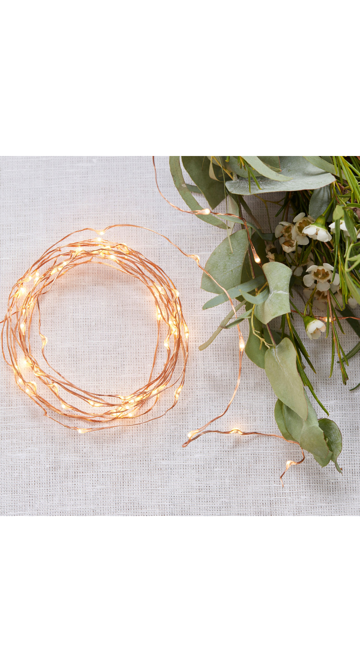 Rose Gold LED String Lights - 3m
