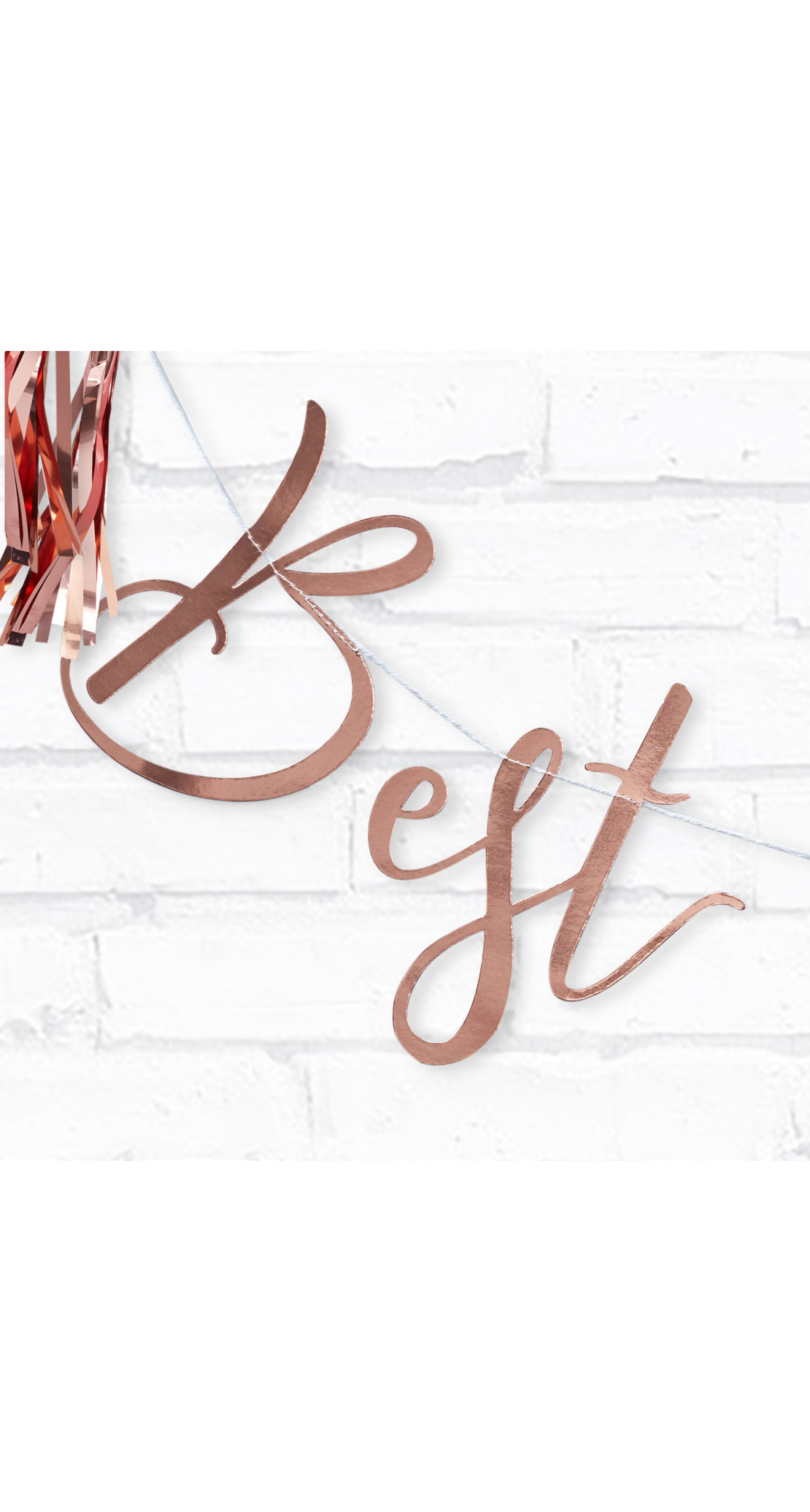 Best Day Ever Rose Gold Bunting - 1.5m