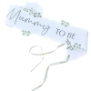 Mummy to Be Botanical Baby Shower Sash - 15cm x 155xm