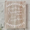 Confetti Here, Drinks There, Love Everywhere Wooden Sign - 20cm x 25.5cm