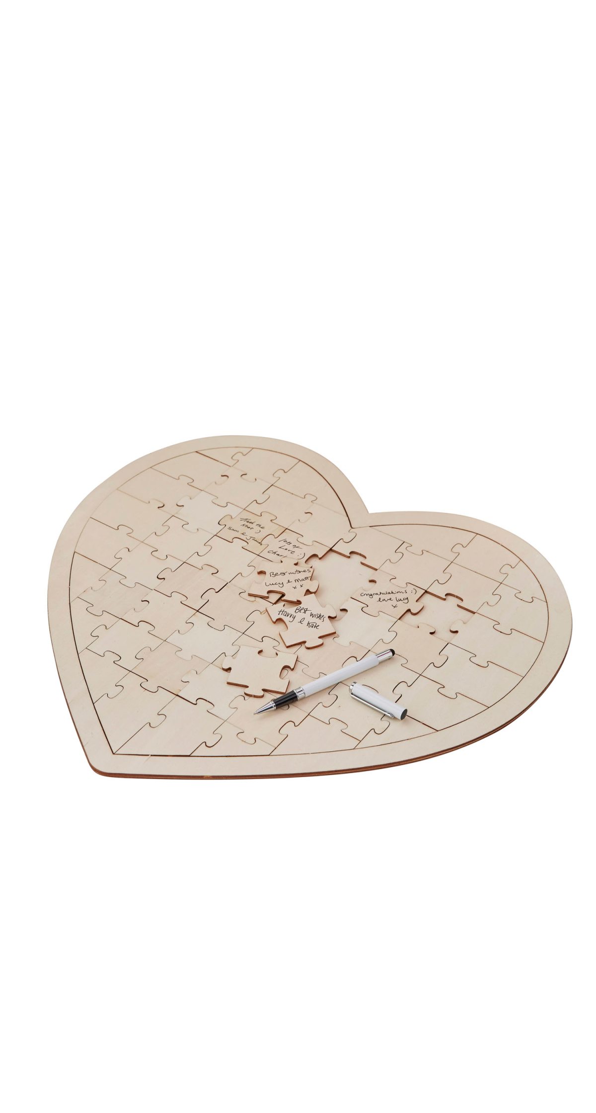Jigsaw Wedding Guest Book - 47cm x 42cm