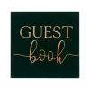 Botanical Wedding (32 Pages) Velvet Guestbook - 21cm x 21cm