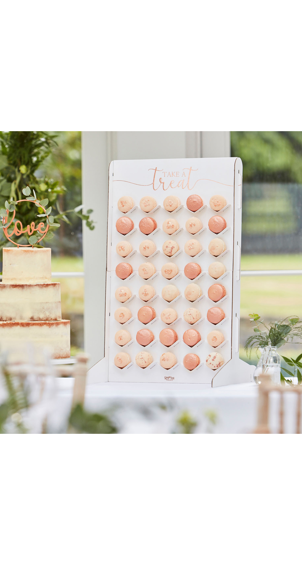 Macaron Stand Treat Wall Holder - 78cm x 37cm