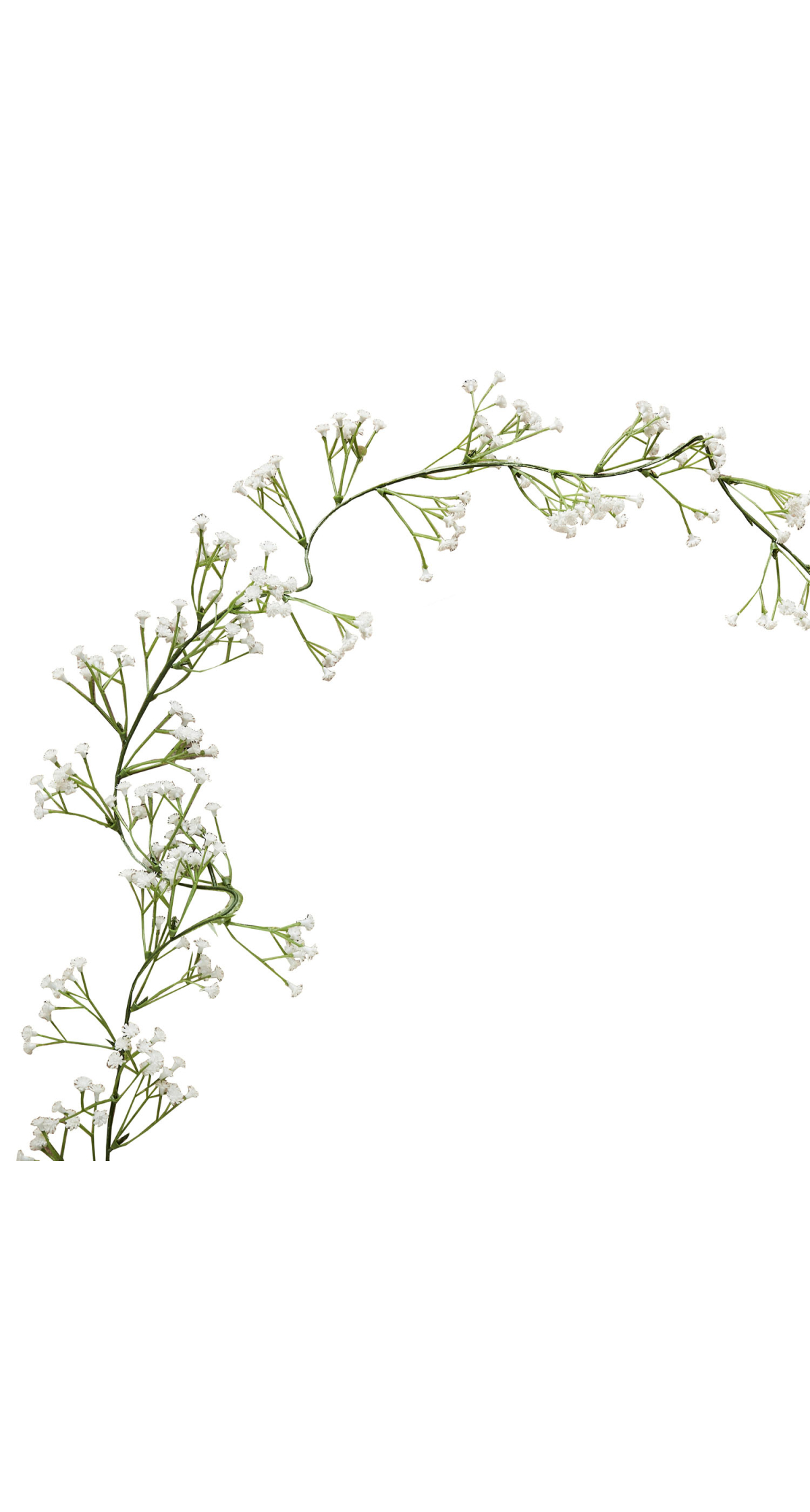 White Gypsophila Artificial Flower Garland - 1.8m