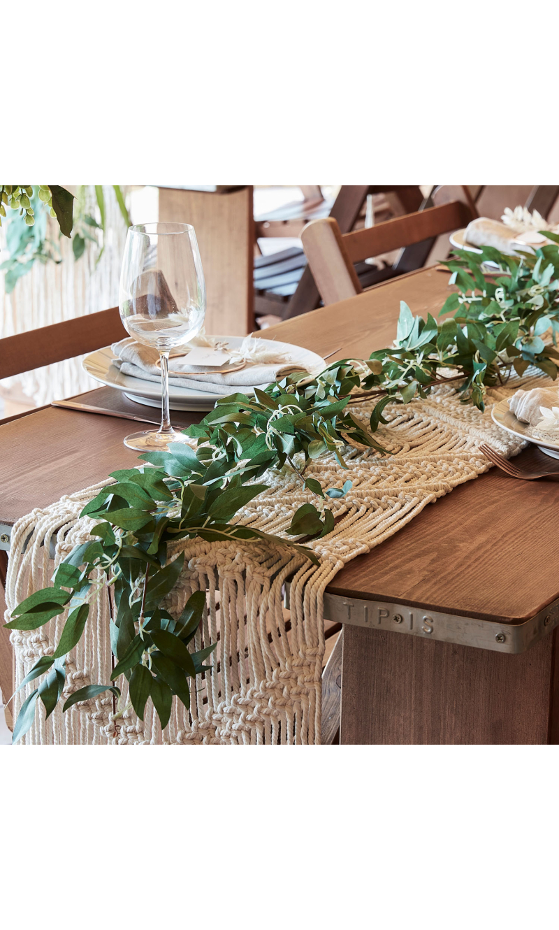 Green Ruscus Foliage Artificial Garland - 1.8m