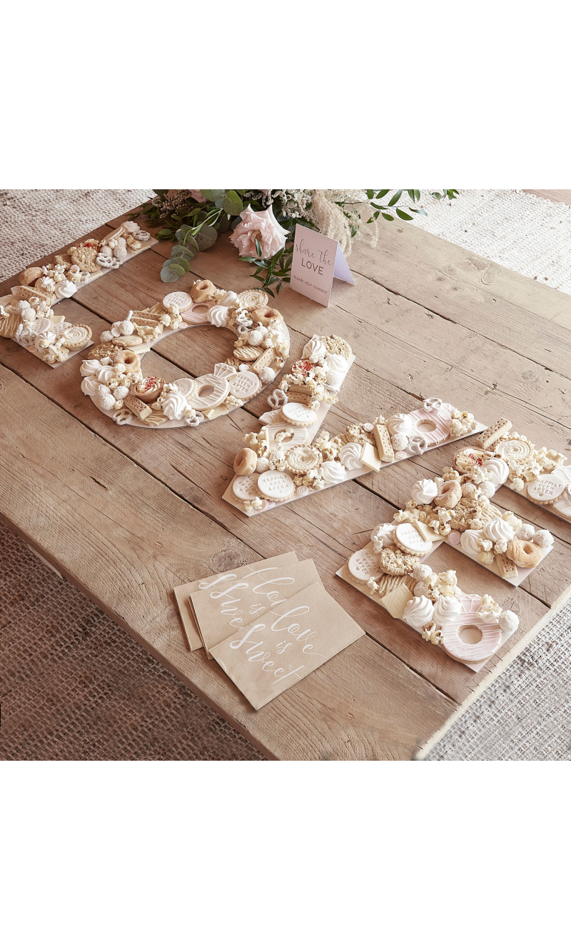 Love Wedding Grazing Table Kit - 14cm (H)