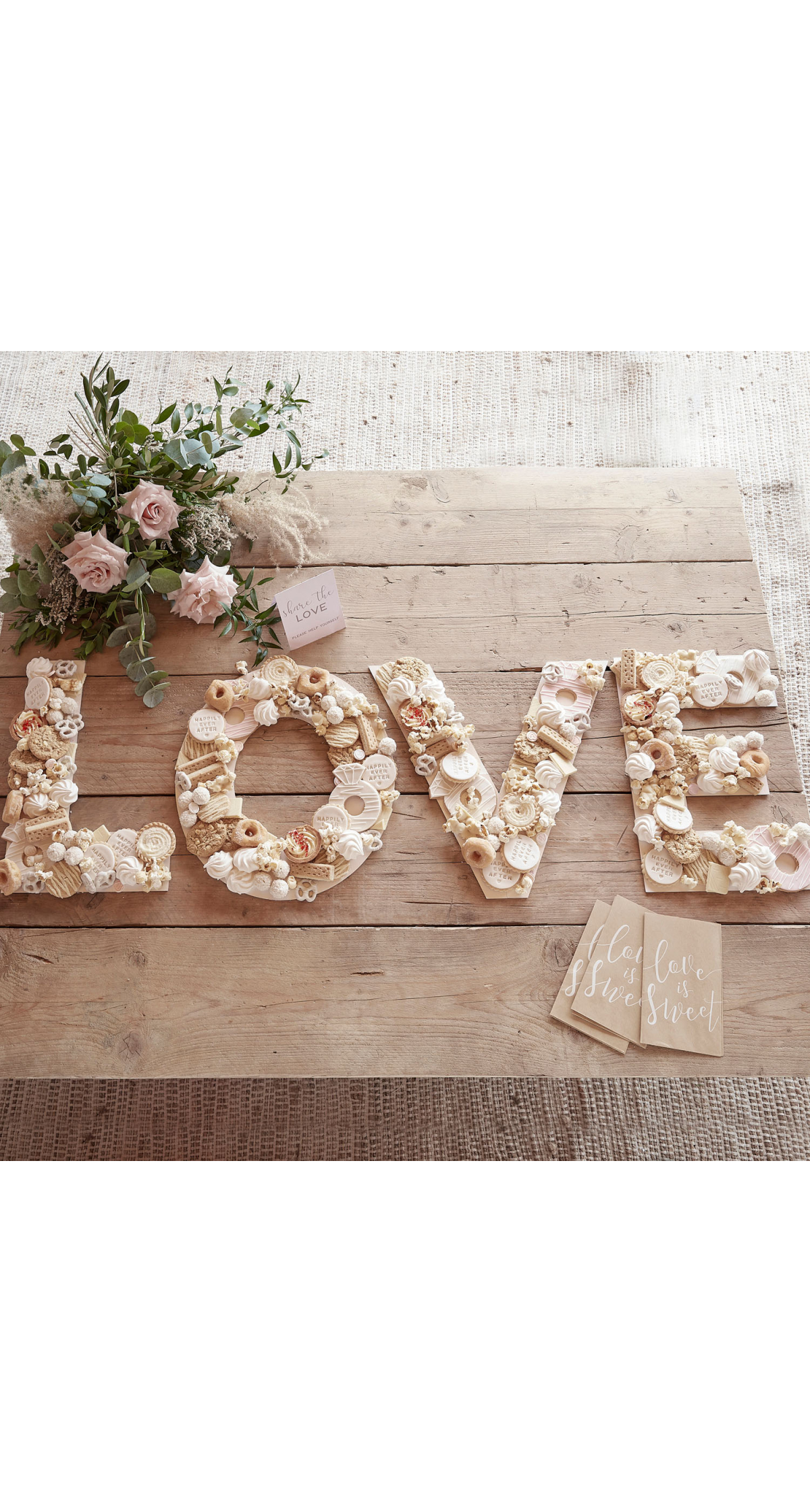 Love Wedding Grazing Table Kit - 14cm (H)