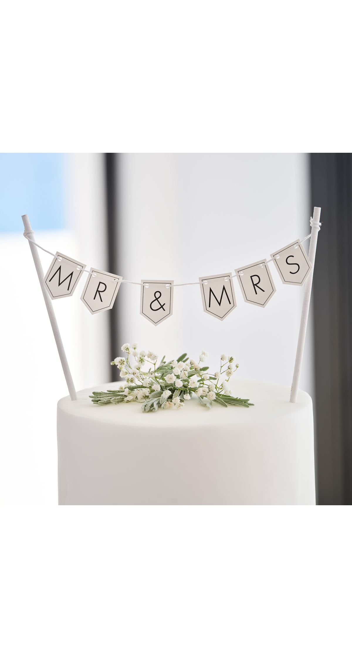 Customisable Wedding Cake Topper Bunting