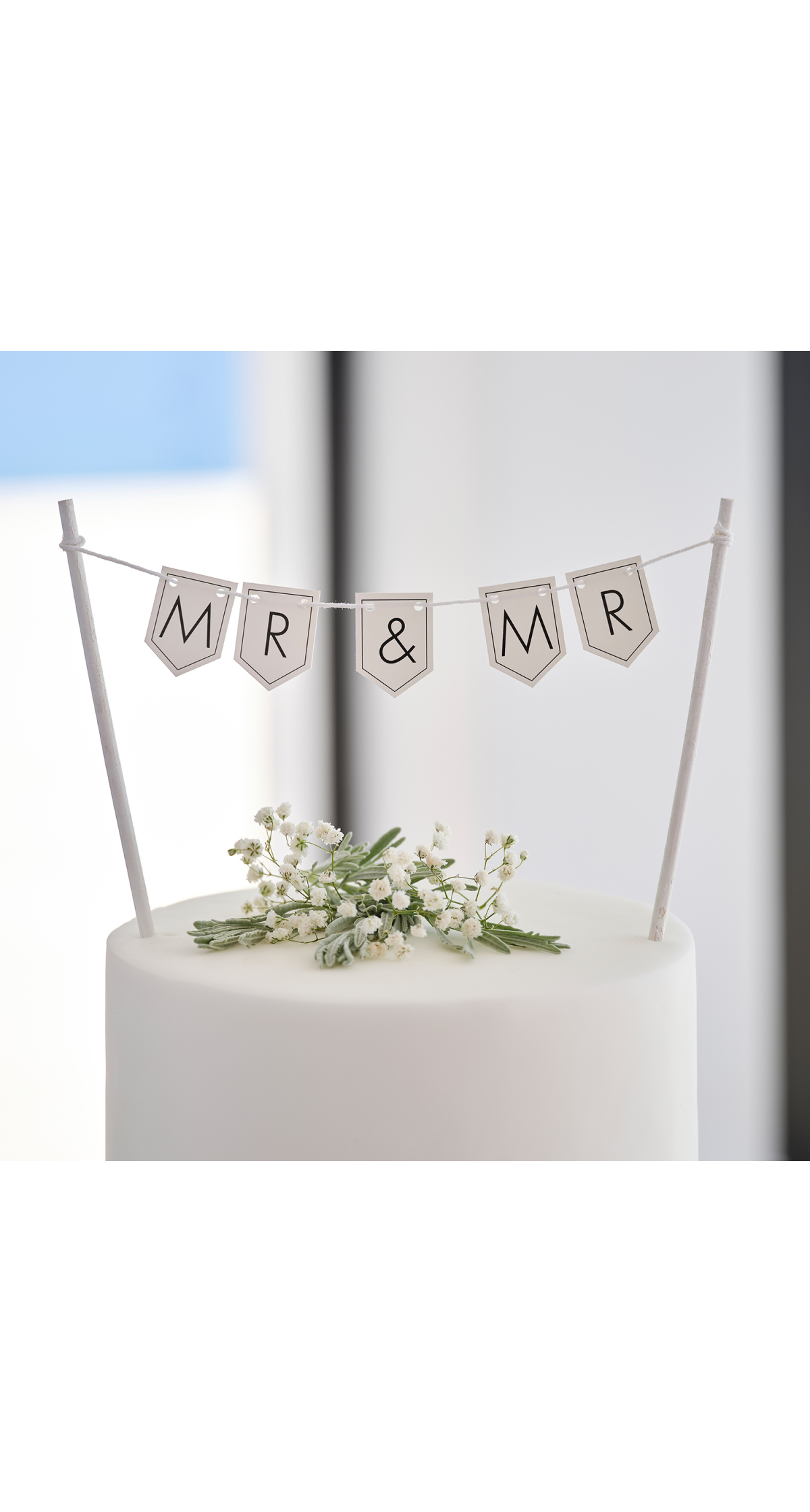 Customisable Wedding Cake Topper Bunting