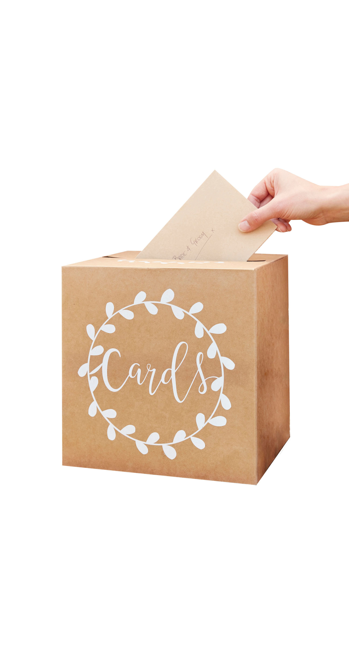 Rustic Wedding Card Box - 25cm x 25cm