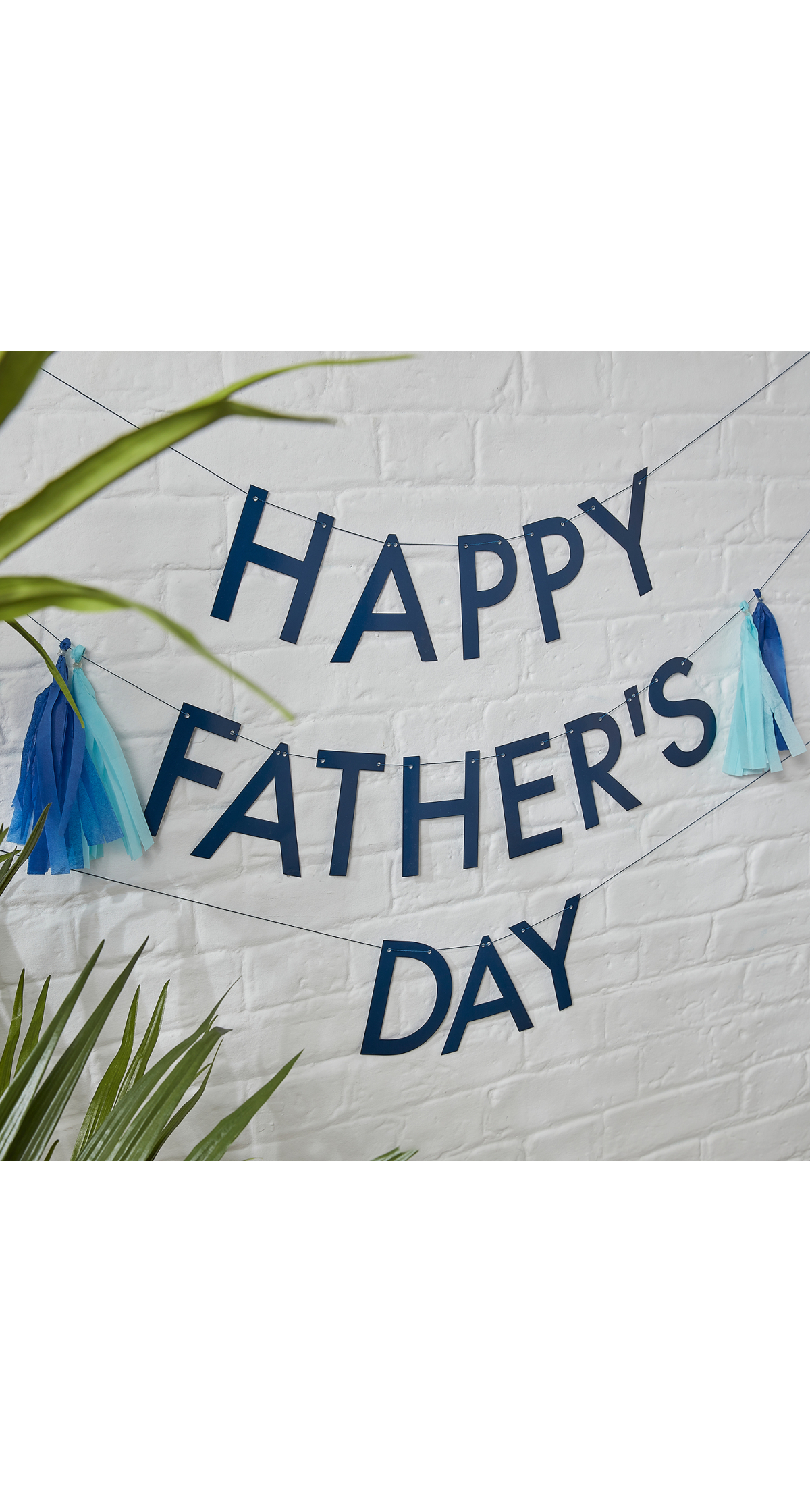 Happy Father's Day Bunting with Tassels - 3.5m