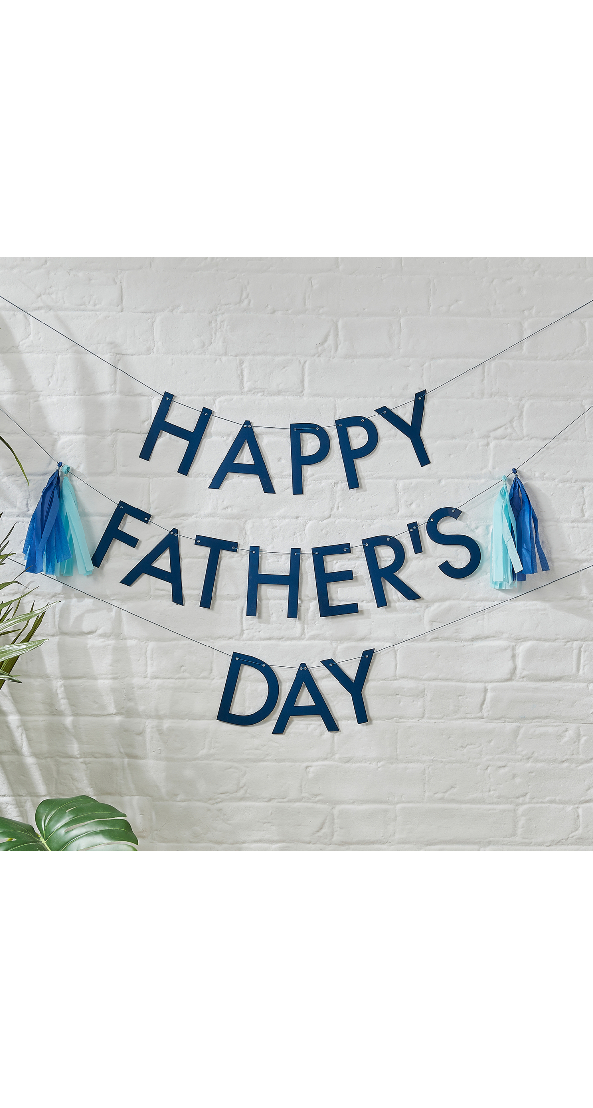 Happy Father's Day Bunting with Tassels - 3.5m