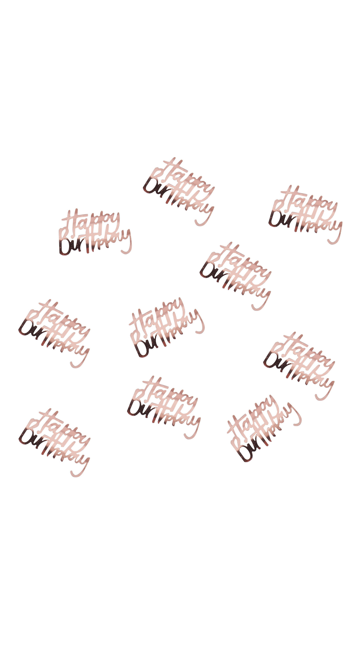 Rose Gold Happy Birthday Confetti - 14g