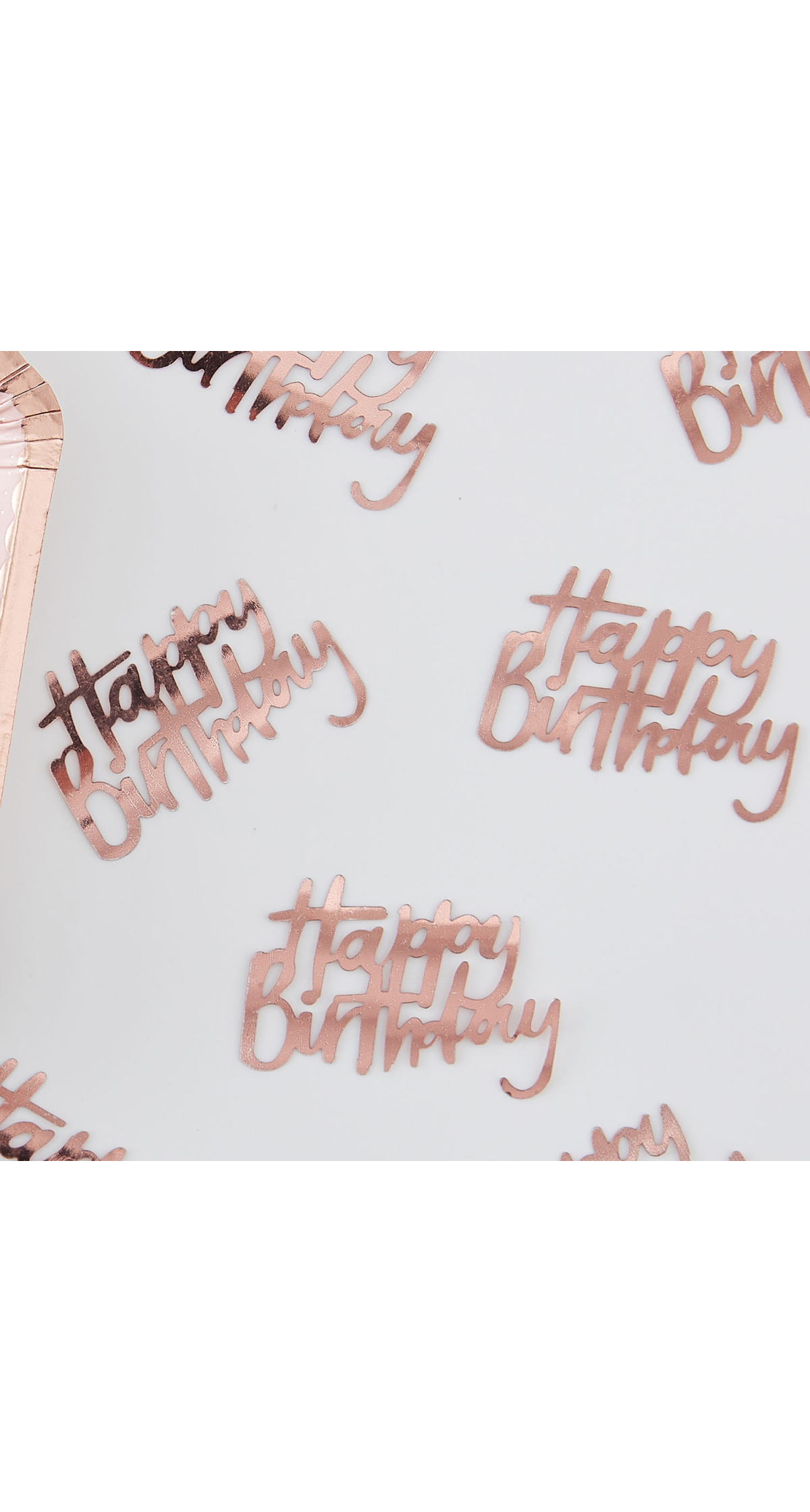 Rose Gold Happy Birthday Confetti - 14g