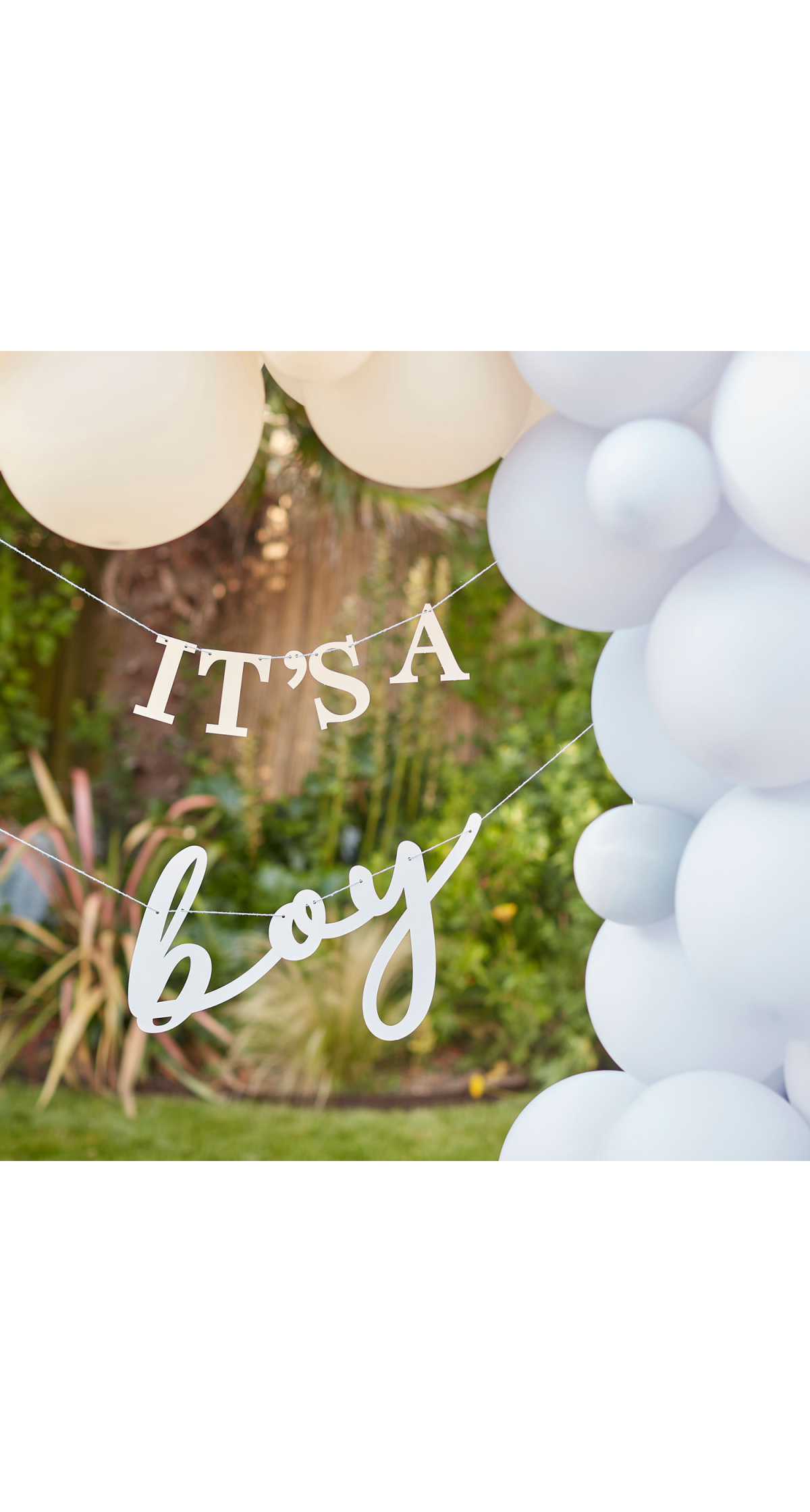 It's a Boy Baby Shower Bunting - 1.5m