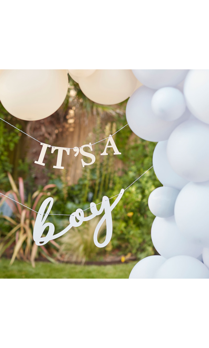 It's a Boy Baby Shower Bunting - 1.5m