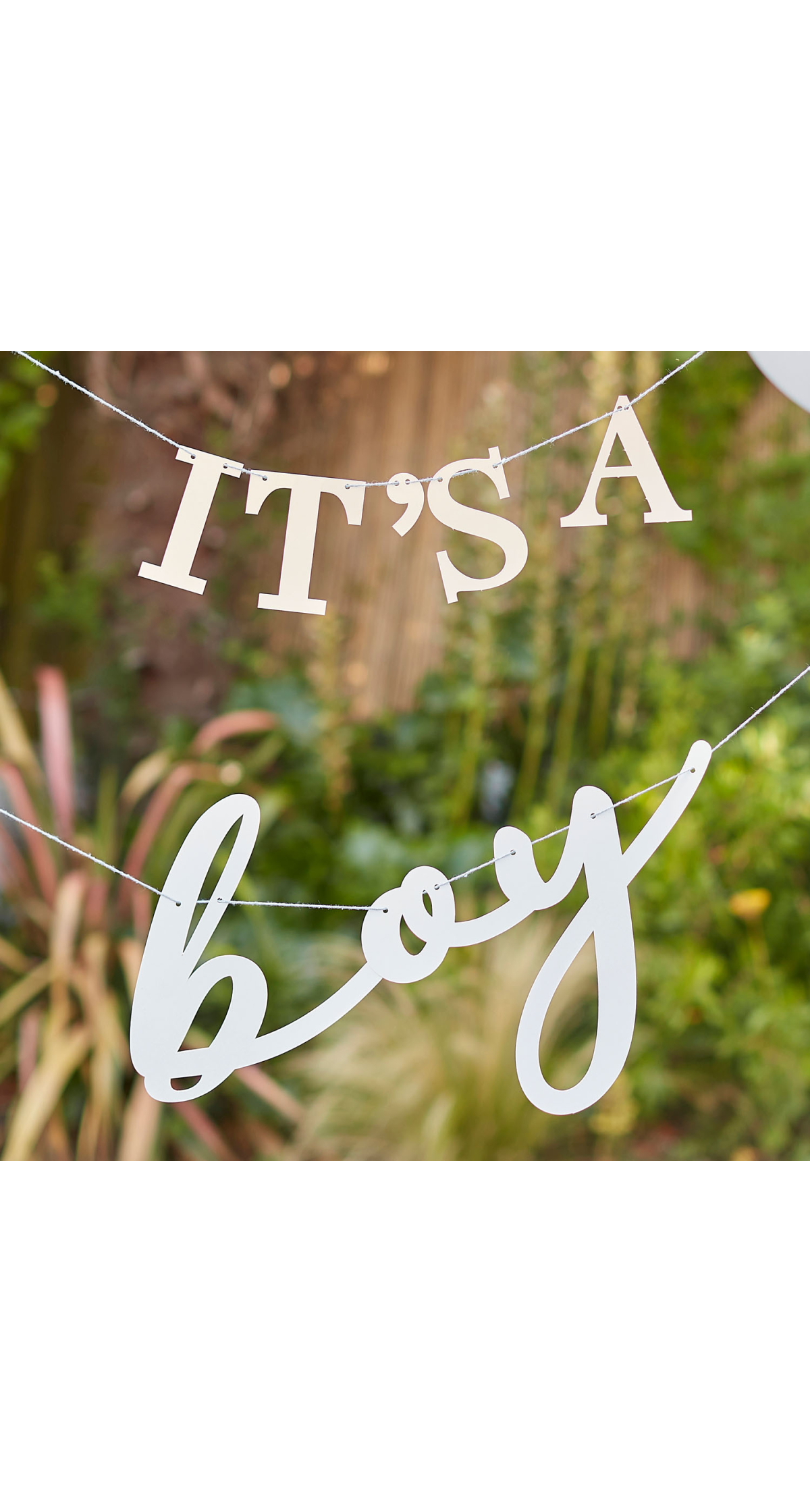 It's a Boy Baby Shower Bunting - 1.5m