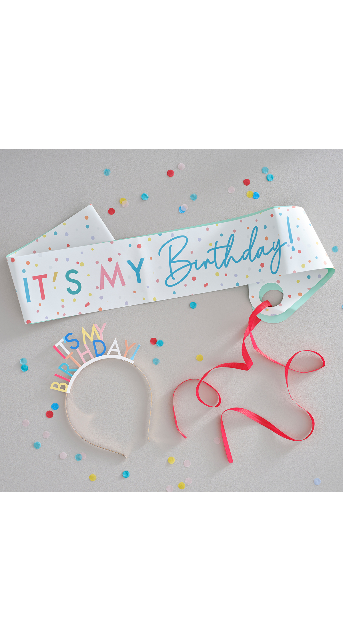 It's My Birthday Sash & Headband Set