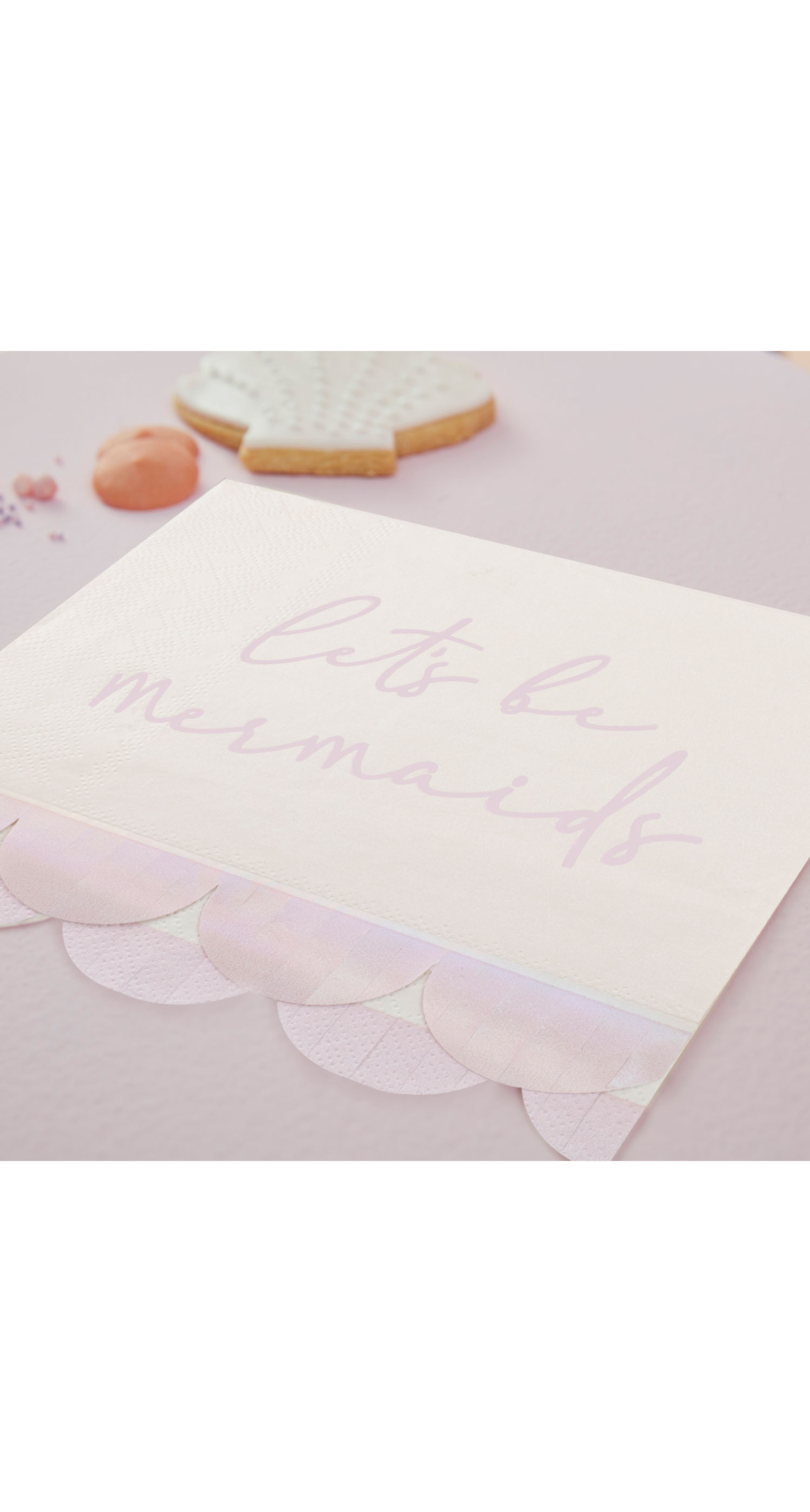 Let's Be Mermaids Napkins 16.5cm x 16.5cm - 16pk