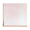 Reactive Glaze Pink & Rose Gold Napkins - 16pk
