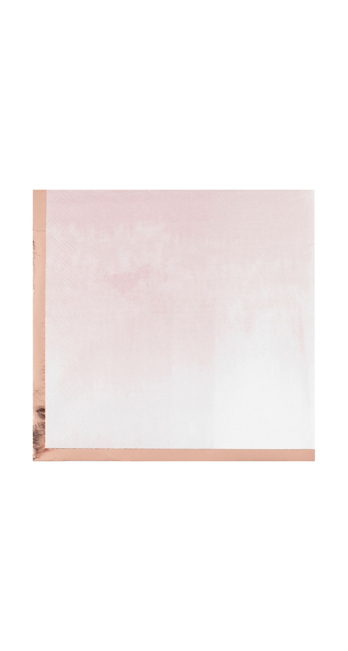 Reactive Glaze Pink & Rose Gold Napkins - 16pk