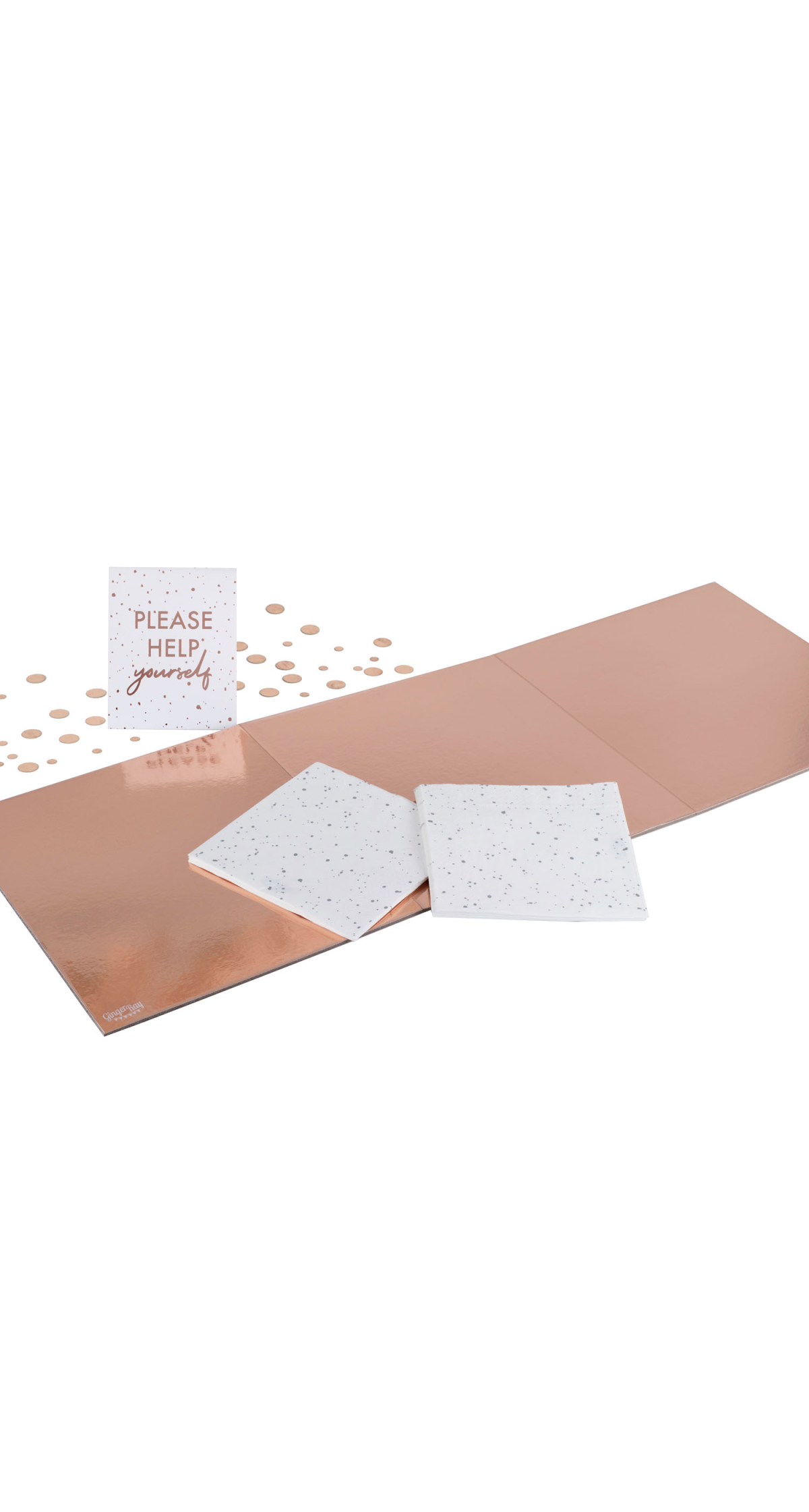 Rose Gold Food Grazing Board Table Kit