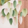 Sage & Cream Palm Backdrop - 25pk