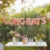 Congrats Rose Gold Congratulations Foil Balloon Bunting