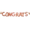 Congrats Rose Gold Congratulations Foil Balloon Bunting