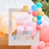 Customisable Photo Booth Frame with Balloons - 72cm x 60cm